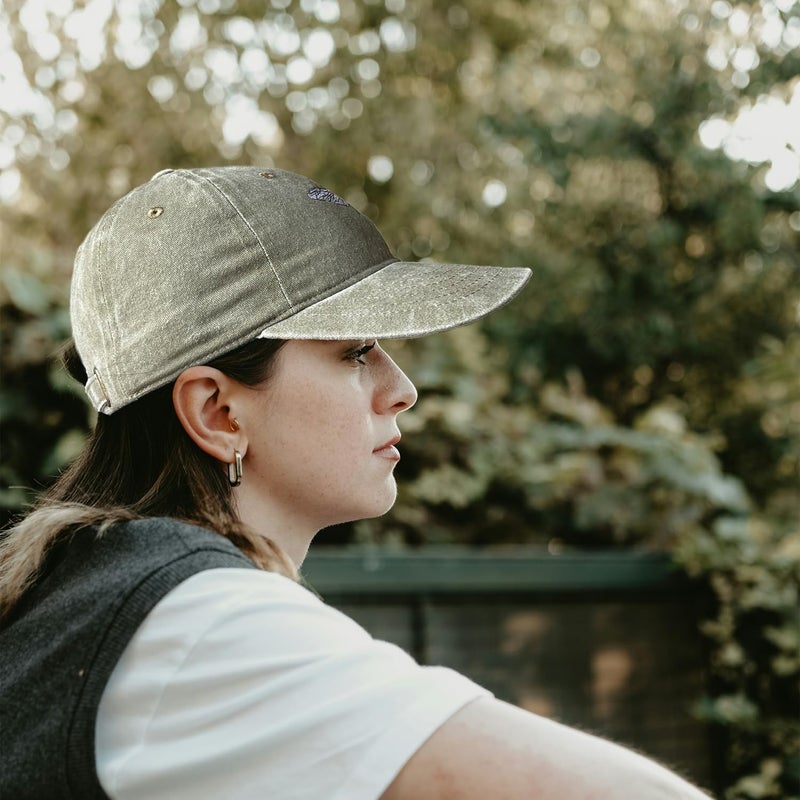 RLQWTKV Flamingo Beach Palm Tree Baseball Hat for Women Men Bees Adjustable Embroidered Cap - Image 3